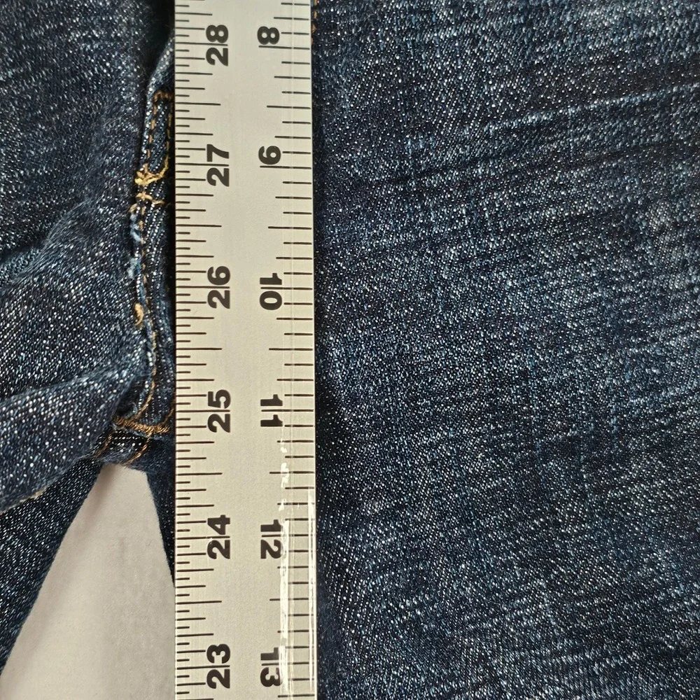 Levis 501 Mens Straight Leg Jeans Dark Wash Indigo Button Fly 36x34 Denim NWOT - Picture 6 of 11